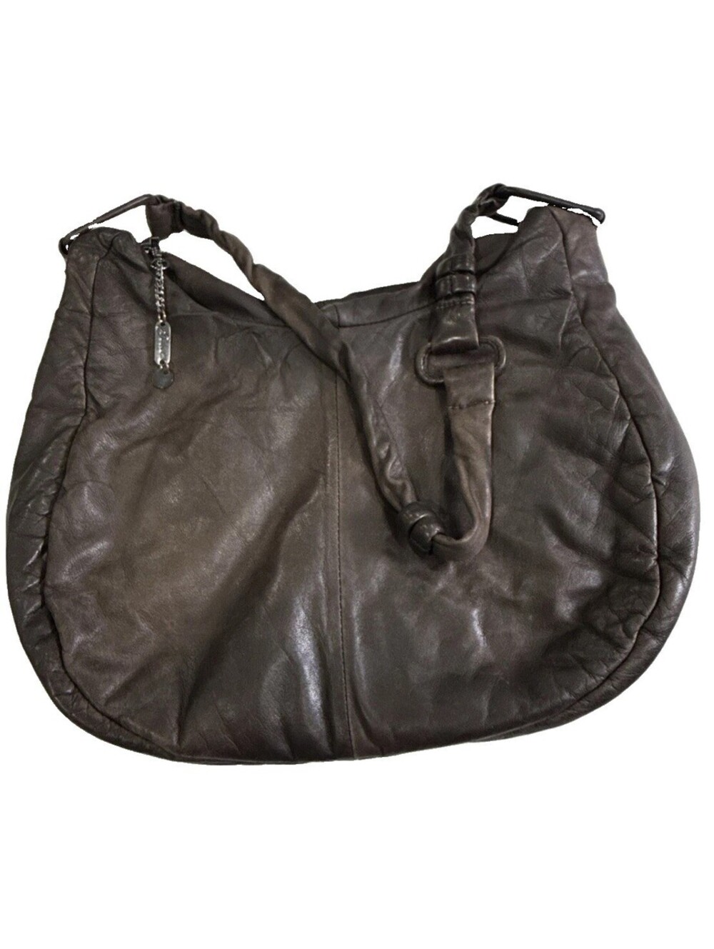 Vintage Diesel Brown Leather Handbag | Y2K Style.